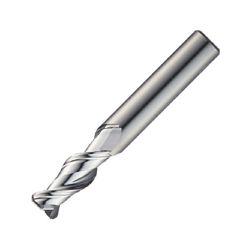 Widin Carbide Corner Radius End Mill For Aluminium & Non-Ferrous - 2 Flute 45° Helix - 8mm x R1.0