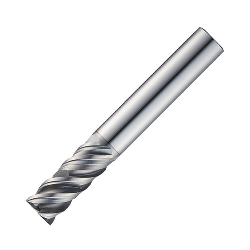 Widin Carbide End Mill For Stainless & Exotics - 4 Flute Double Core - Variable Helix - Chamfered Edge - 8mm