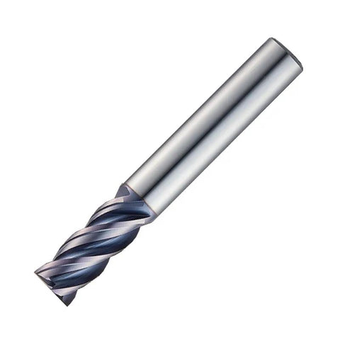 Vortex Carbide End Mill For Stainless & Exotics - 4 Flute Variable Helix Square Edge - 8mm x 150mm