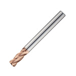 Widin Carbide Corner Radius End Mill - 4 Flute Long Shank - 4mm x R0.1