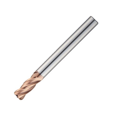 Widin Carbide Corner Radius End Mill - 4 Flute Long Shank - 4mm x R0.1